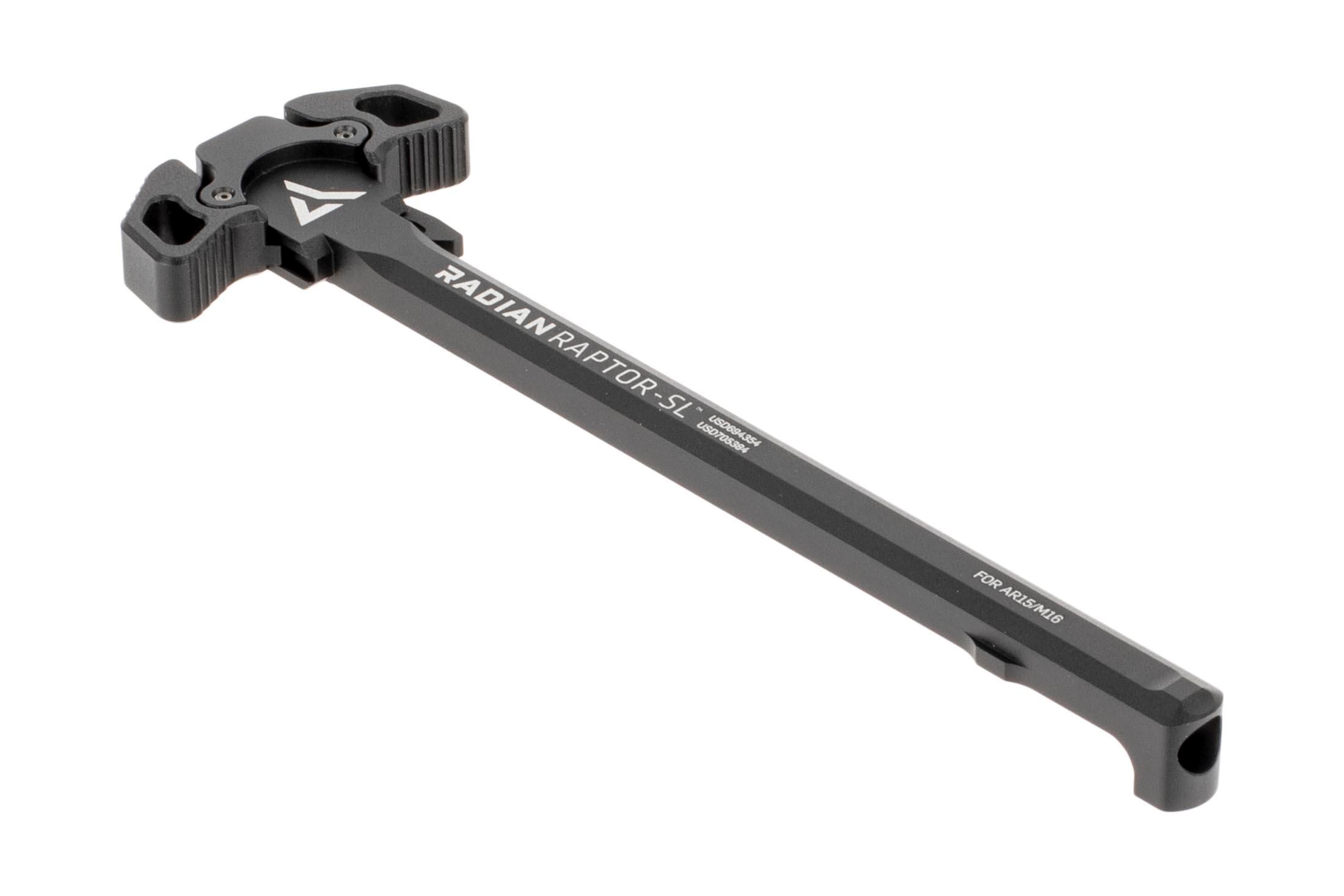 Radian Raptor Slim Line Ambidextrous AR-15 Charging Handle - Black